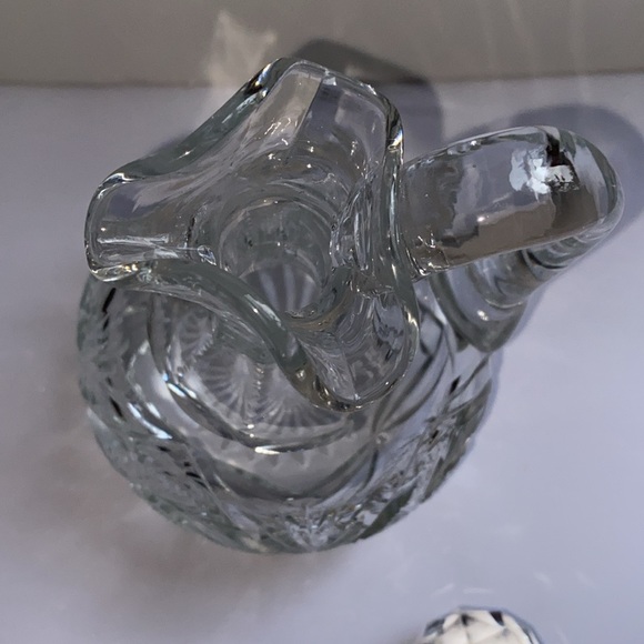 Cut crystal glass cruet. Beautiful. Mint condition. - Picture 5 of 12